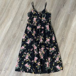Old Navy Floral Maxi Dress Size Medium